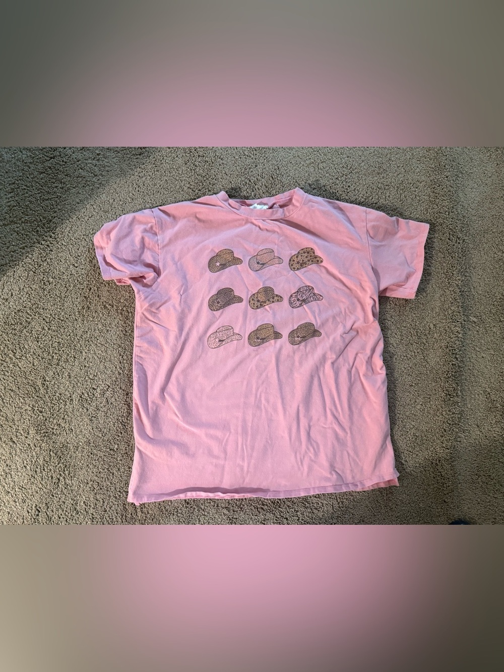 Fantastic Fawn Cowboy Hat Print T-Shirt